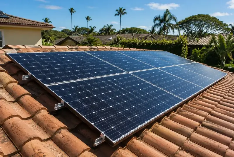 Installation de panneaux solaires à Campsegret